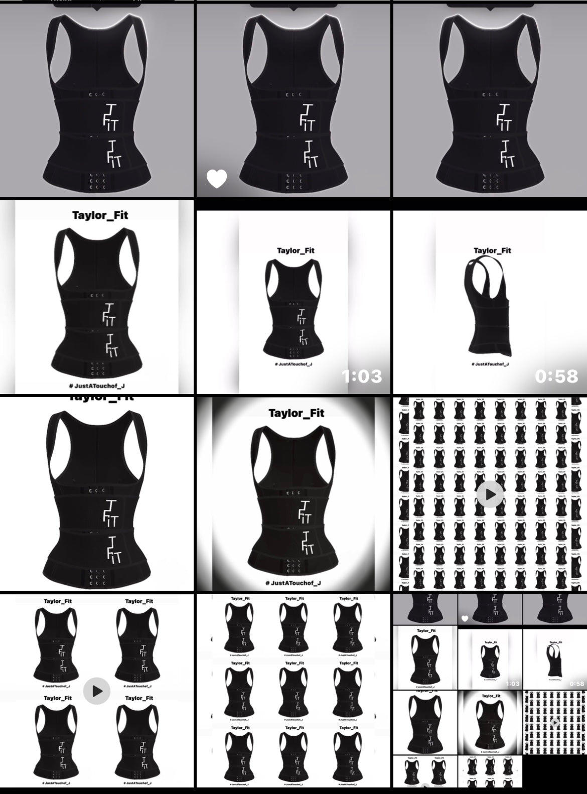 His Fits “Taylor_Fit”
Open Chested, Double Strapped High Waisted Compression Neoprene/Latex Waist Trainer Vest for Men!