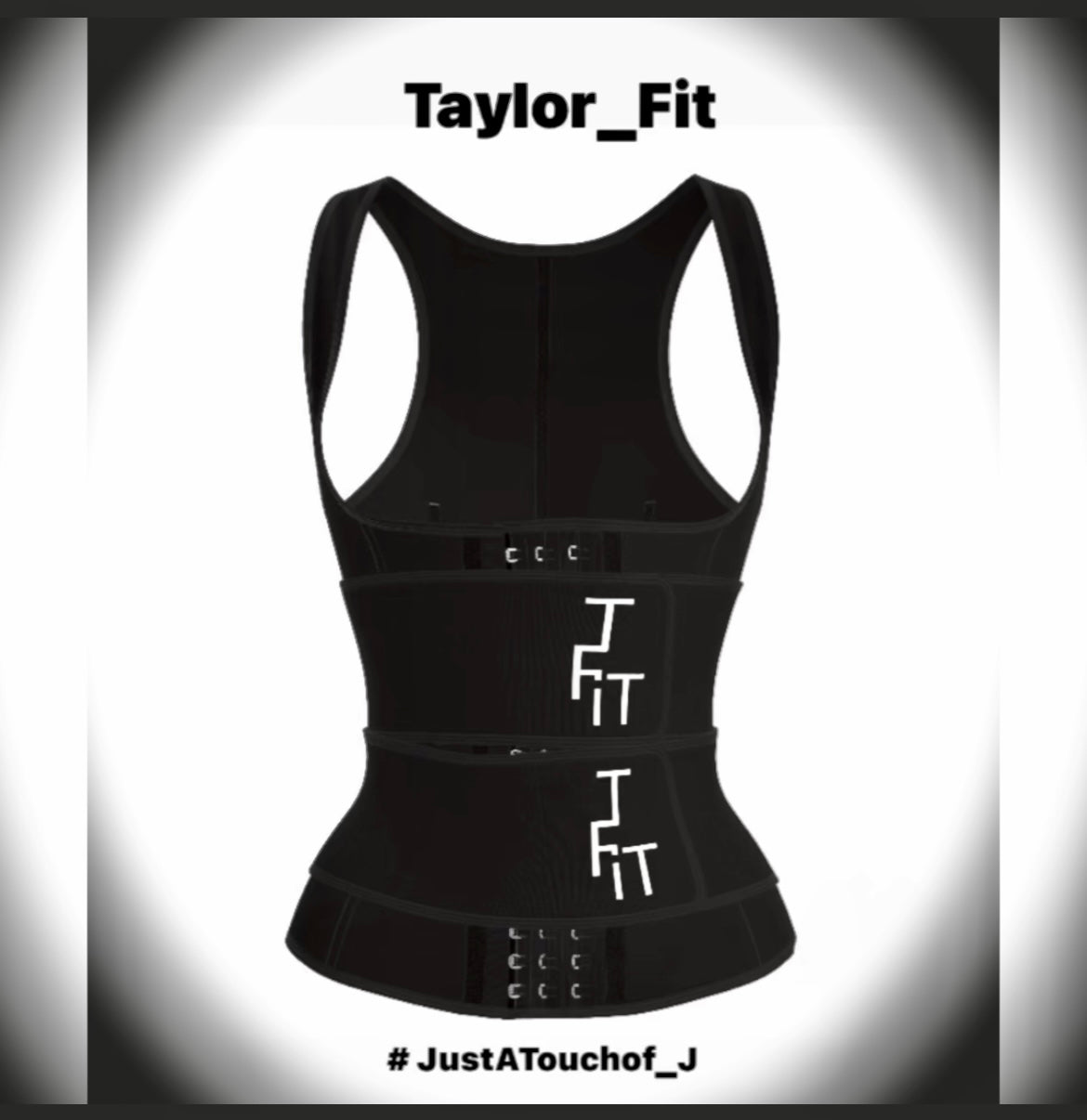 His Fits “Taylor_Fit”
Open Chested, Double Strapped High Waisted Compression Neoprene/Latex Waist Trainer Vest for Men!