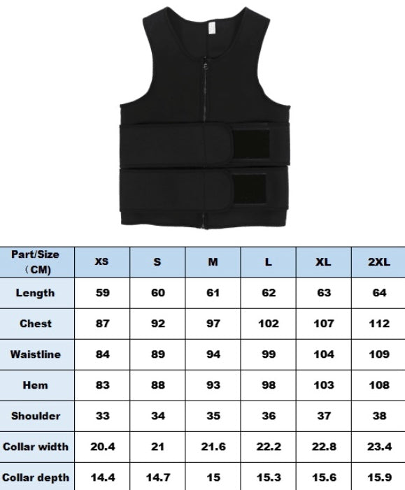 His Fits “Taylor_Fit” Higher Double Strapped Compression Neoprene/Latex Waist Trainer Vest for Men!